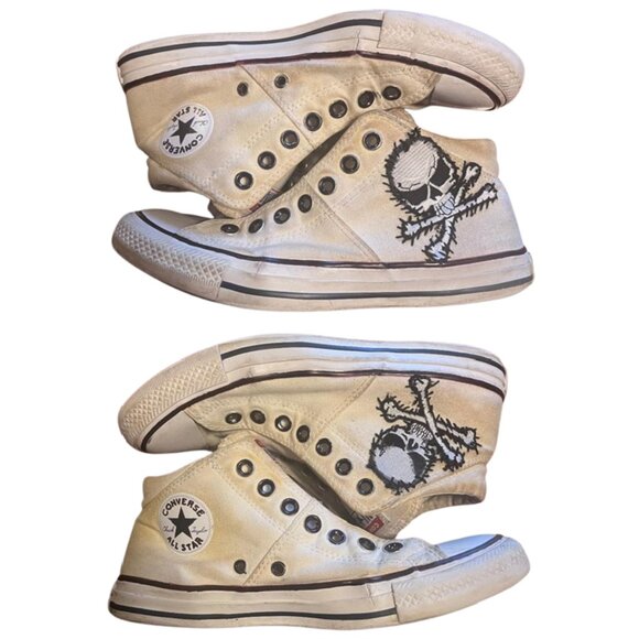 Converse Skull and Crossbone Sneakers - Picture 3 of 8
